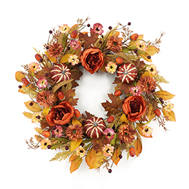 Pumpkin Wreath