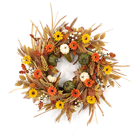 Pumpkin Wreath