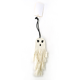 Halloween Macrame Ghost Hanging